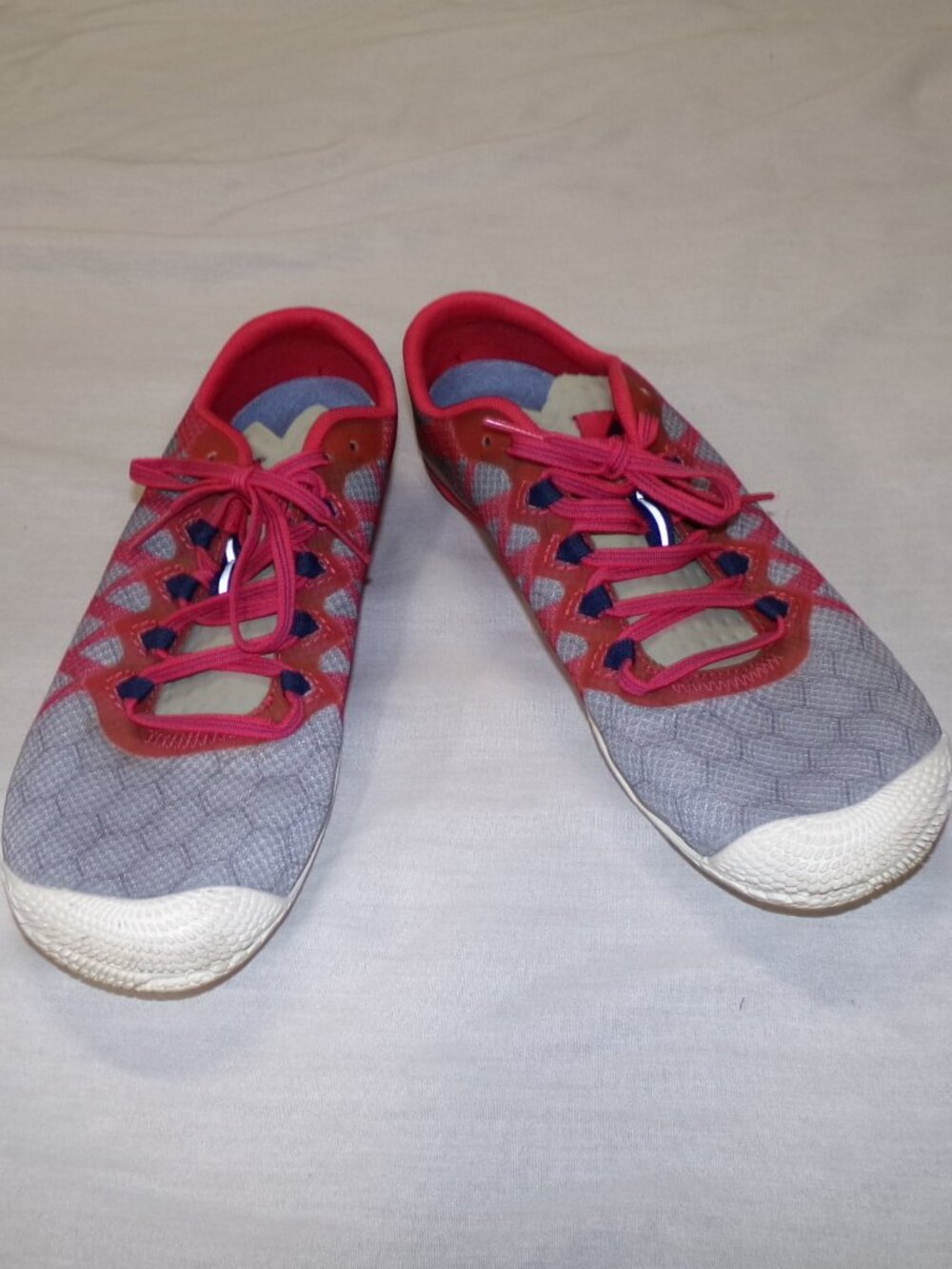 Merrell Vapor Glove 3 Womens 9 Pink Gray Vibram Barefoot Shoes J09676 Outdoors